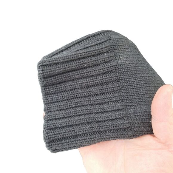 2/$20 Y2K Retreat Black Knitted Sweater Top 100% Cotton Size: M - Picture 4 of 5